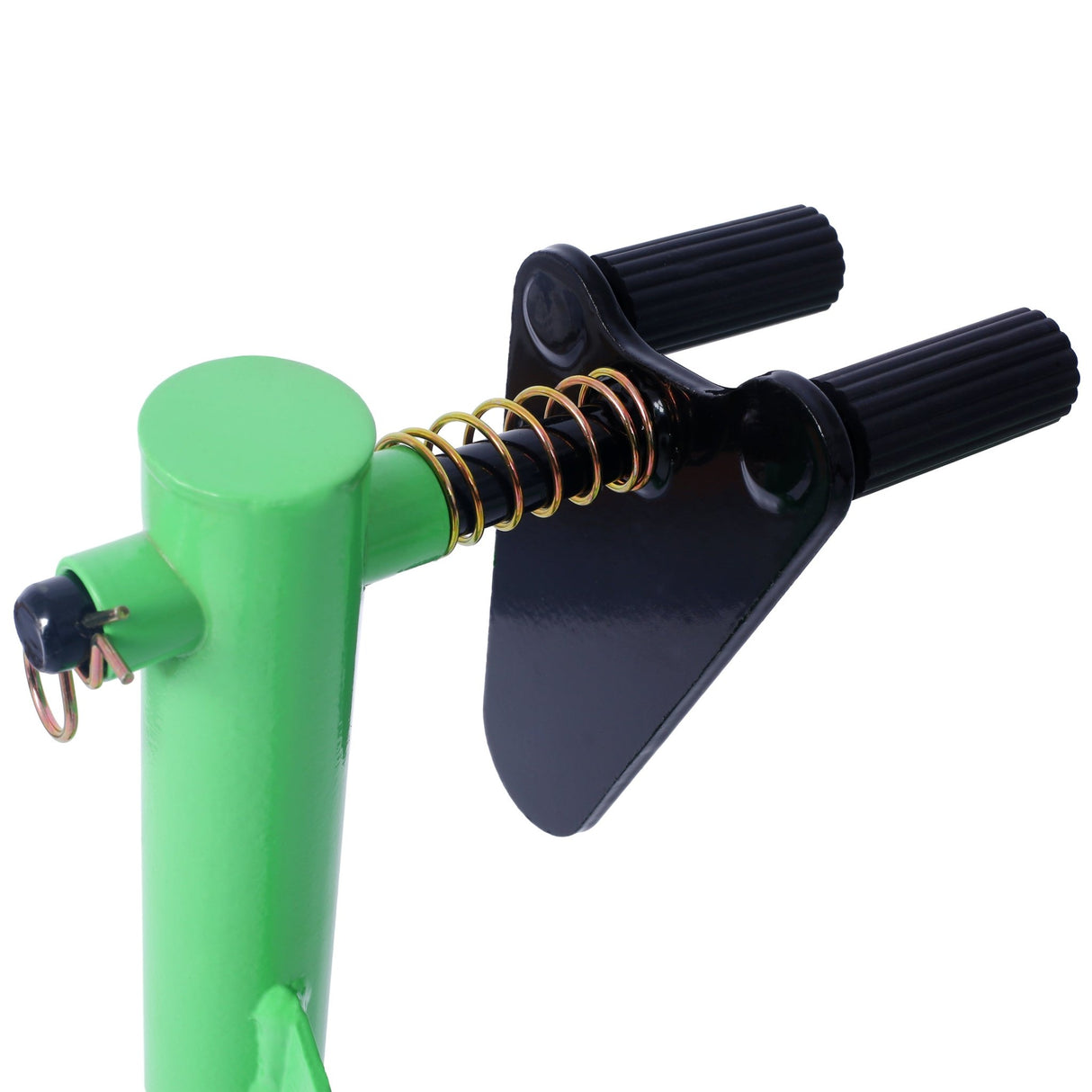 Motorcycle Stand 1000LB Sport Bike Front and Rear Wheel Lift Swingarm Paddock U - Green - Fab Heavy Parts