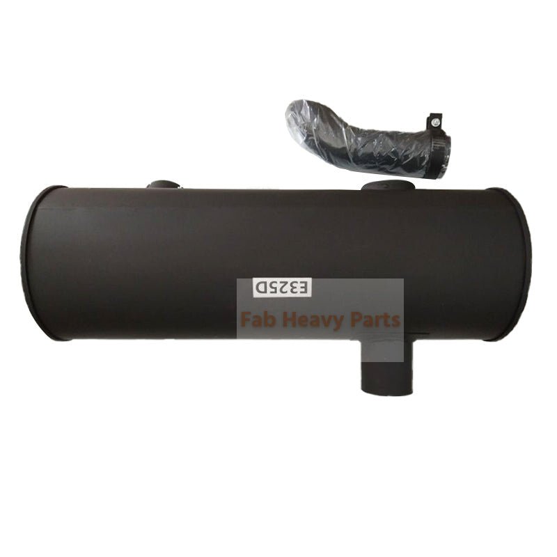 Muffler 233 - 1254 for Caterpillar CAT Engine C7 C - 7 Excavator 324D 325D 329D 324DL 325DL 329DL 326DL - Fab Heavy Parts