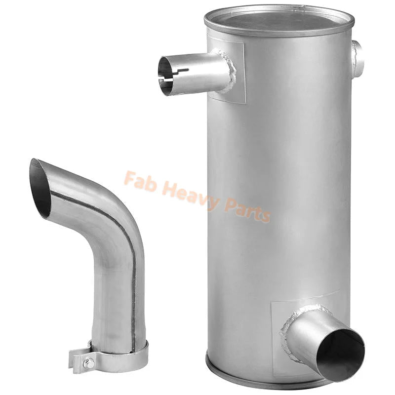 Muffler for Kobelco SK200 - 5 SK200 - 3 Excavator, Engine 6D34 - Fab Heavy Parts
