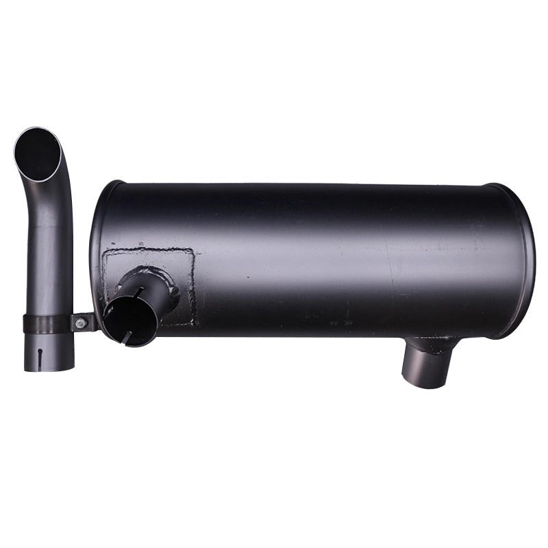 Muffler Silencer 4389278 and Clamp with 2Piece U - Bolt Fits for Hitachi Excavator EX60BUN - 5 EX70LCK - 5 EX75UR - 3 EX75URLC - 3 EX80U EX60 - 5 EX60LC - 5 EX80 - 5 - Fab Heavy Parts