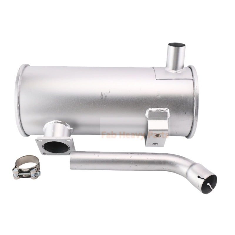 Muffler Silencer 60mm Inlet 40mm Outlet For Yanmar Excavator VIO75 400mm Height
