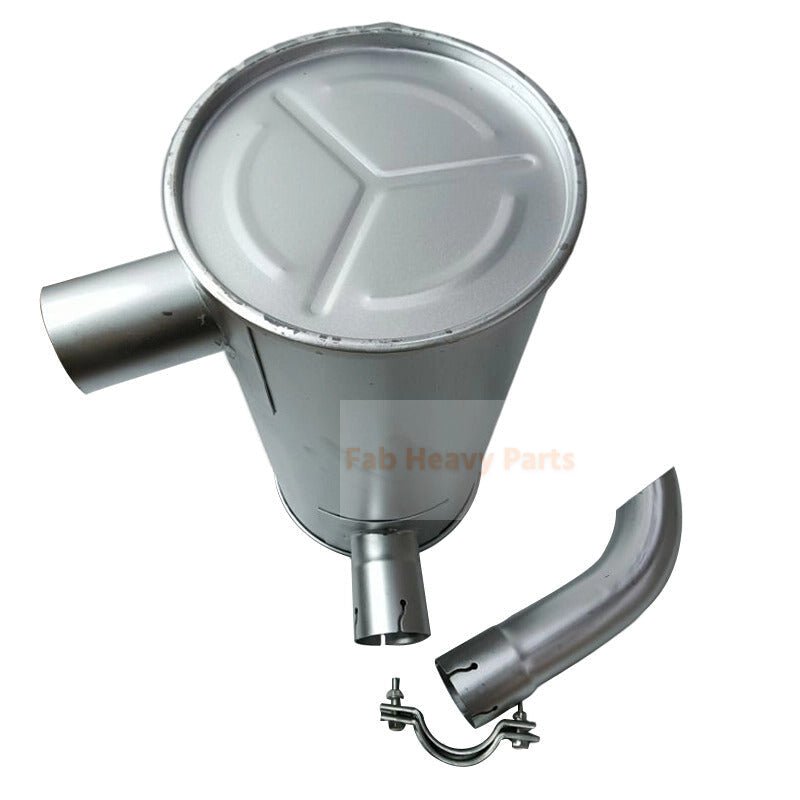 Muffler Silencer 6271 - 11 - 5210 Fits for Komatsu Engine SAA4D95LE - 5A Excavator PC118MR - 8 PW118MR - 8 PC138US - 8 PC138USLC - 8 - Fab Heavy Parts