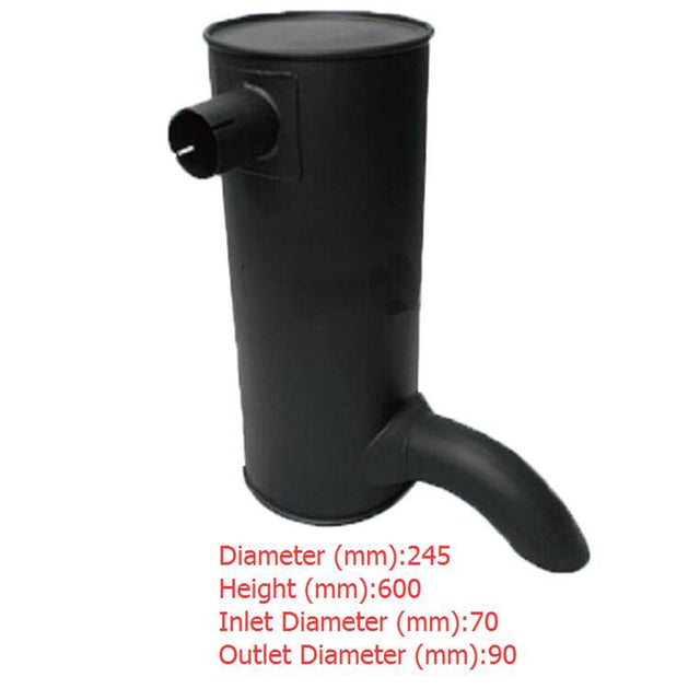 Muffler Silencer Fits for Case CX210A Excavator