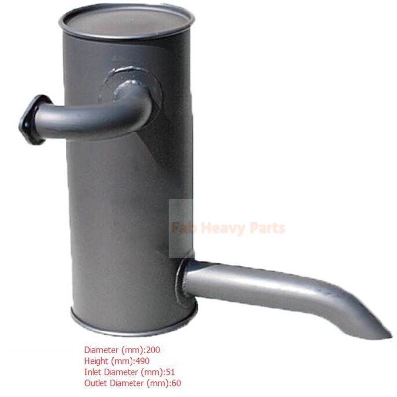 Muffler Silencer Fits for Hitachi Excavator ZAX75 - Fab Heavy Parts