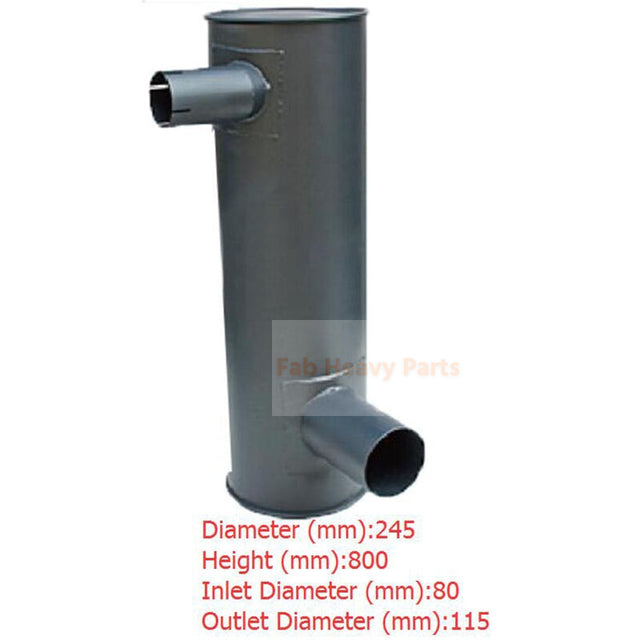 Muffler Silencer Fits for Kobelco Excavator SK260-6E