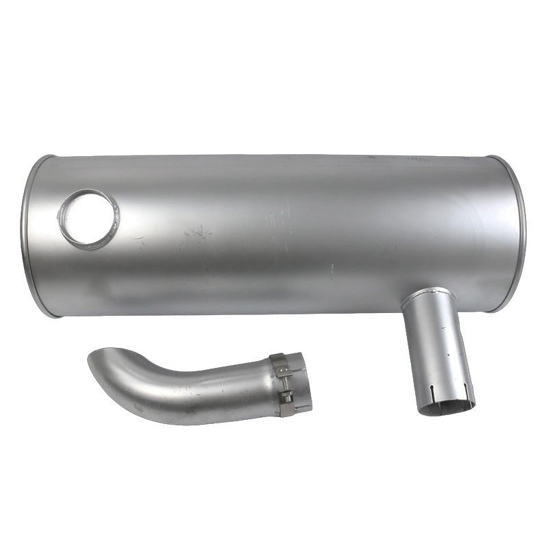 Muffler Silencer VOE14541655 with Clamp and 2Pcs U - Bolt Fits for Volvo Engine D12D Excavator EC330B EC330C EC360B EC360C EC460B EC460C EC360 EC460 EC380D EC480D - Fab Heavy Parts
