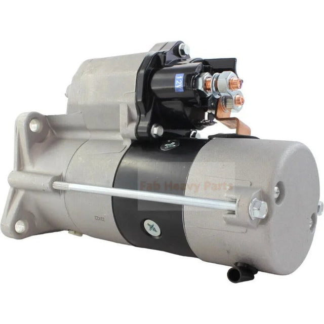 New 12V 10T Starter Motor 428000 - 6030 428000 - 9910 87638510 87638510 Fits for 420CT Case 432T/M3 3.2L 3.9L Turbo Diesel 2008 - 2016 - Fab Heavy Parts