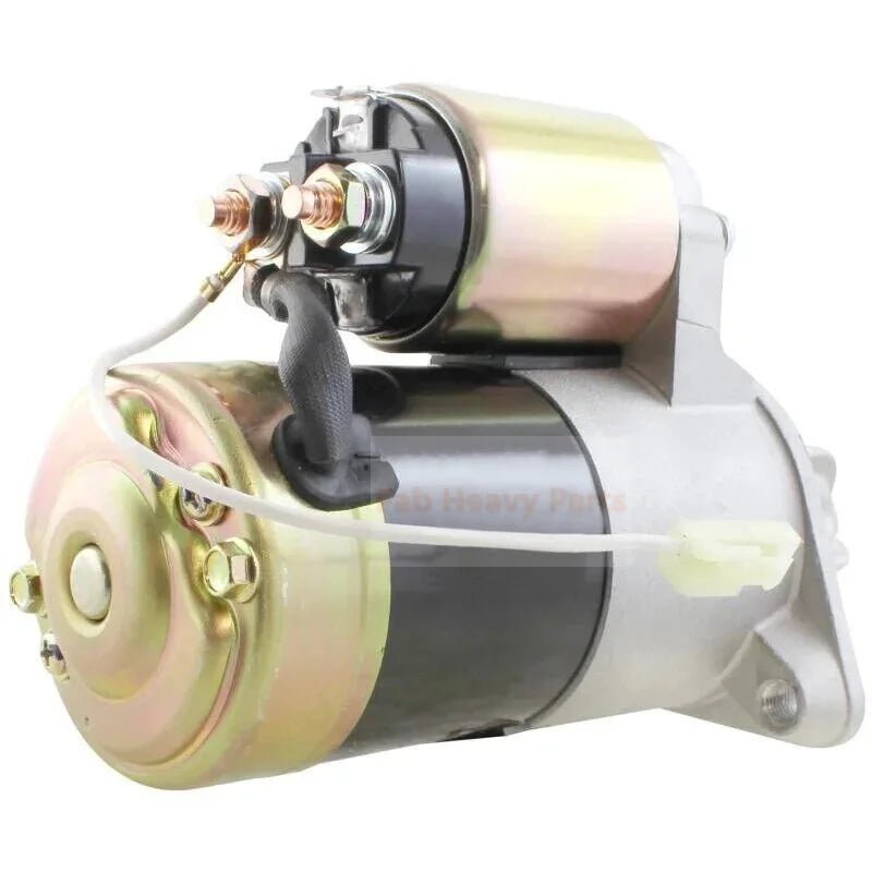 New 12V 8T Starter Motor 18396 1900 - 0111 6C140 - 59210 6C140 - 59211 Fits for Kubota B1700DT B1700E B1700HSD B1700HSDB B2100DT 17HP Diesel 1995 - 1998 - Fab Heavy Parts