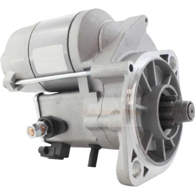 New 12V 9T Starter Motor 16021 428000 - 0870 M810337 119626 - 77020 Fits for John Deere X495 Yanmar 3TNV76 1.1L 24HP Diesel 2002 - 2011 - Fab Heavy Parts