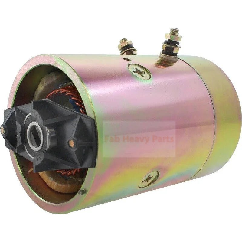 New 12V Pump Motor 19024710 2200355 10759 0136350011 Fits for Hyster, J.S. Barnes & Monarch Hydraulic, Arctic & Boss Snow Plow Applications - Fab Heavy Parts
