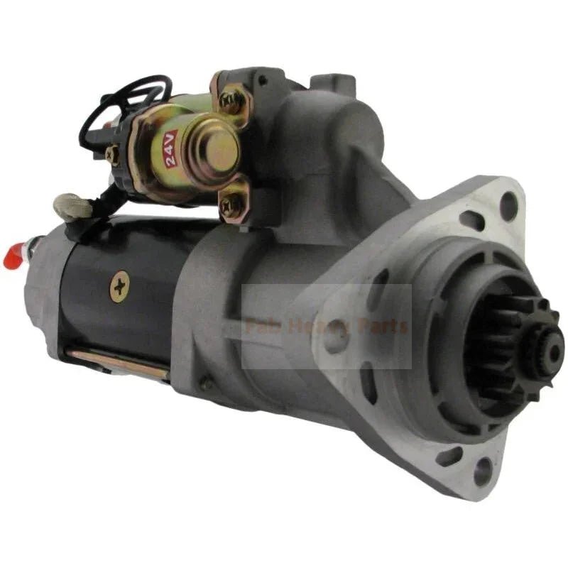 New 24V 12T Starter Motor 10461774 8200053 10461774 6833 Fits for Clark 75C Cummins V8 - 504 8.3 Diesel - Fab Heavy Parts