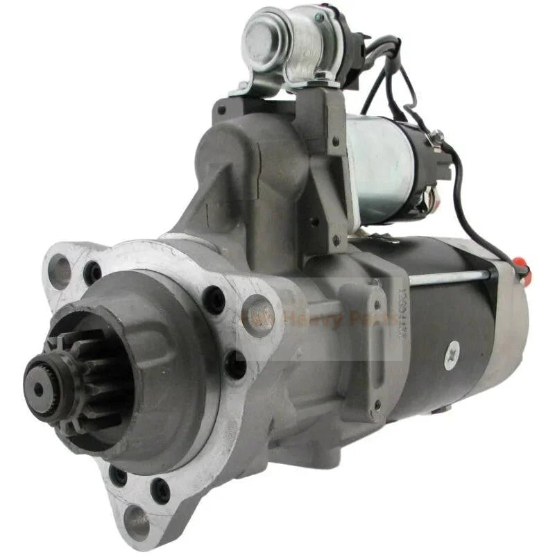 New 24V 12T Starter Motor 8200436 8200519 6857 Fits for Mercedes Heavy Duty - Europe 2540 2544 2644 330 3340 3344 2005 - 2013 OM457LA Euro3 11.7L Dsl. - Fab Heavy Parts