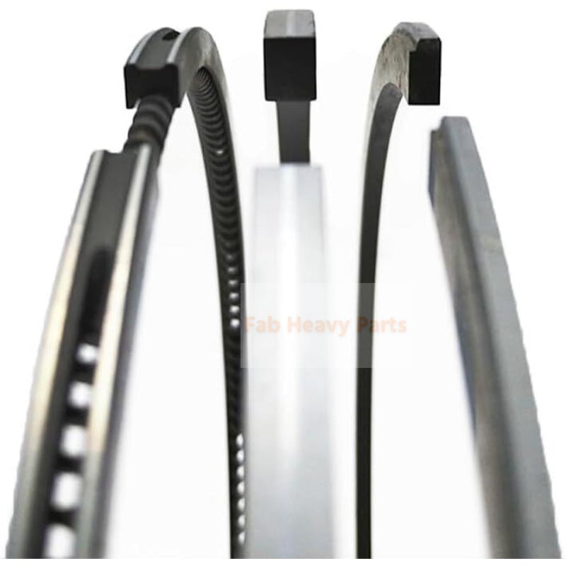 New 3 Sets Piston Ring 1 - 12121086 - 0 1121210860 Fits For Isuzu Engine 6RB1 - Fab Heavy Parts