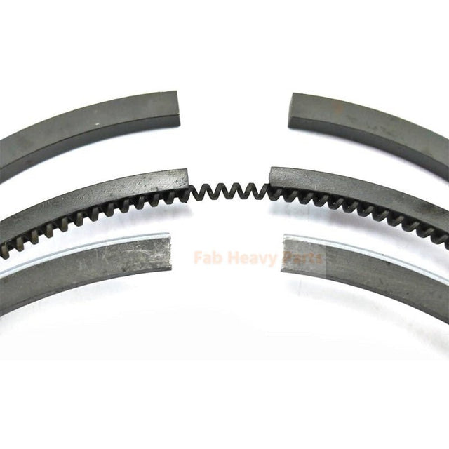 New 3 Sets Piston Ring 1 - 12121086 - 0 1121210860 Fits For Isuzu Engine 6RB1 - Fab Heavy Parts