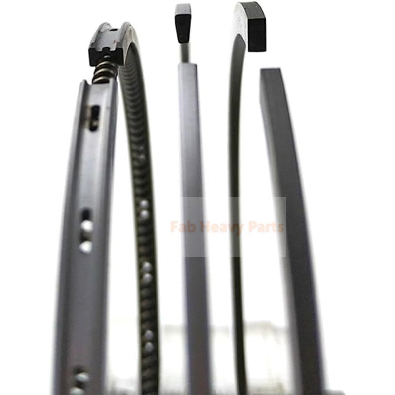 New 3 Sets Piston Ring 119517 - 22500 YM119517 - 22500 Fits For Yanmar Engine 3TNE72 3TNM72 - Fab Heavy Parts