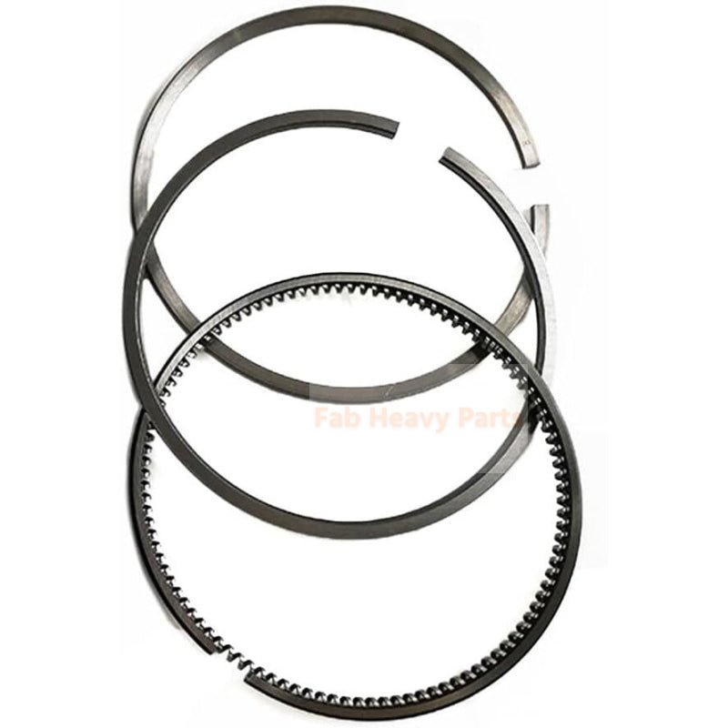 New 4 Cylinder Piston Ring Set MM438689 Fits For Mitsubishi Engine K4N - Fab Heavy Parts