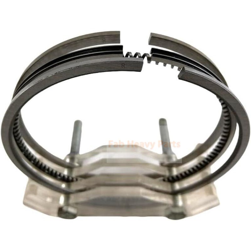 New 4 Cylinder Piston Ring Set MM438689 Fits For Mitsubishi Engine K4N - Fab Heavy Parts