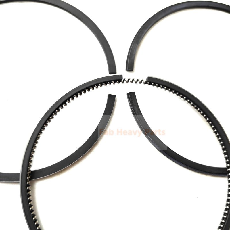 New 4 Piston Ring Set 15571 - 21050 Fits For Kubota Engine V4300 - Fab Heavy Parts