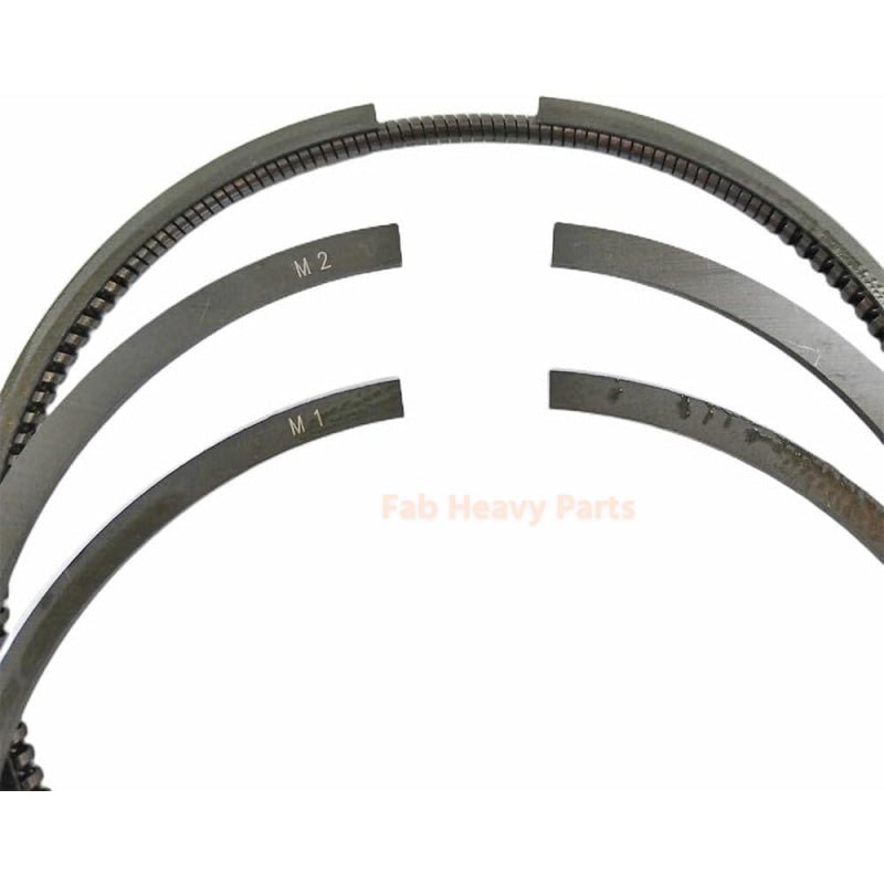New 4 Sets Piston Ring 719620 - 22500 YM719620 - 22500 Fits For Yanmar Engine 3D72 - 2 3TNA72 3TNA72L - Fab Heavy Parts