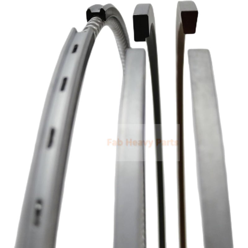 New 6 Cylinder Piston Ring Set ME121332 ME996132 ME120536 Fits For Mitsubishi Engine 6D40 6D40T - Fab Heavy Parts