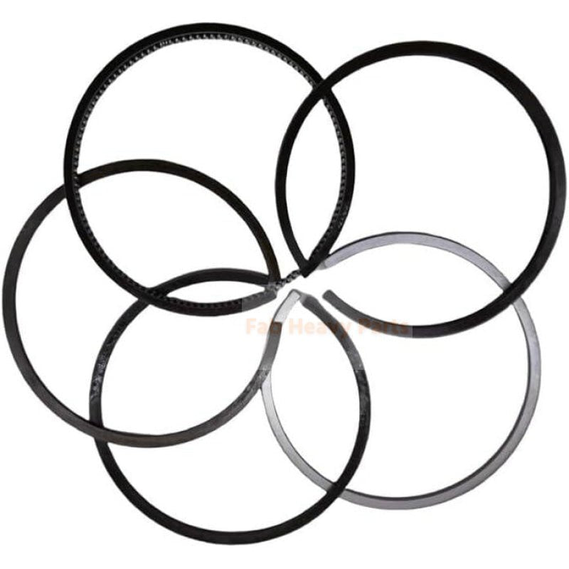 New 6 Piston Ring Kit 12033 - C6613 Fits for Nissan Engine SD33 - Fab Heavy Parts