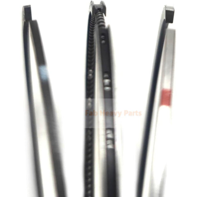 New 6 Piston Ring Set 119E11 - 22500 Fits For Yanmar Engine 3TNV80 - Fab Heavy Parts