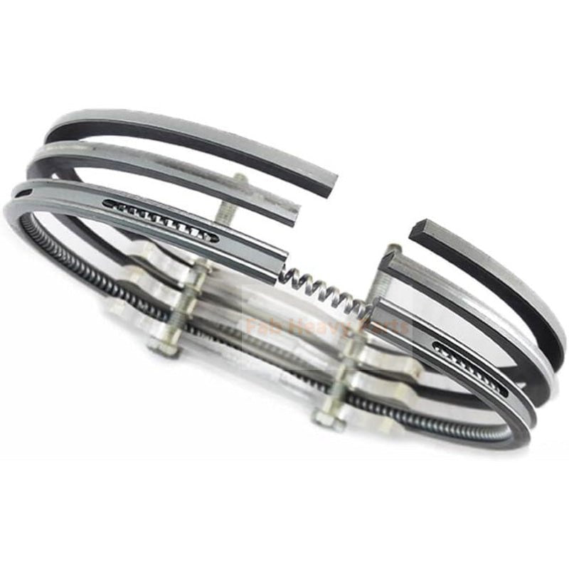New 6 Piston Ring Set 30917 - 01012 30917 - 01013 Fits For Mitsubishi Engine 6D20 6D21 - Fab Heavy Parts