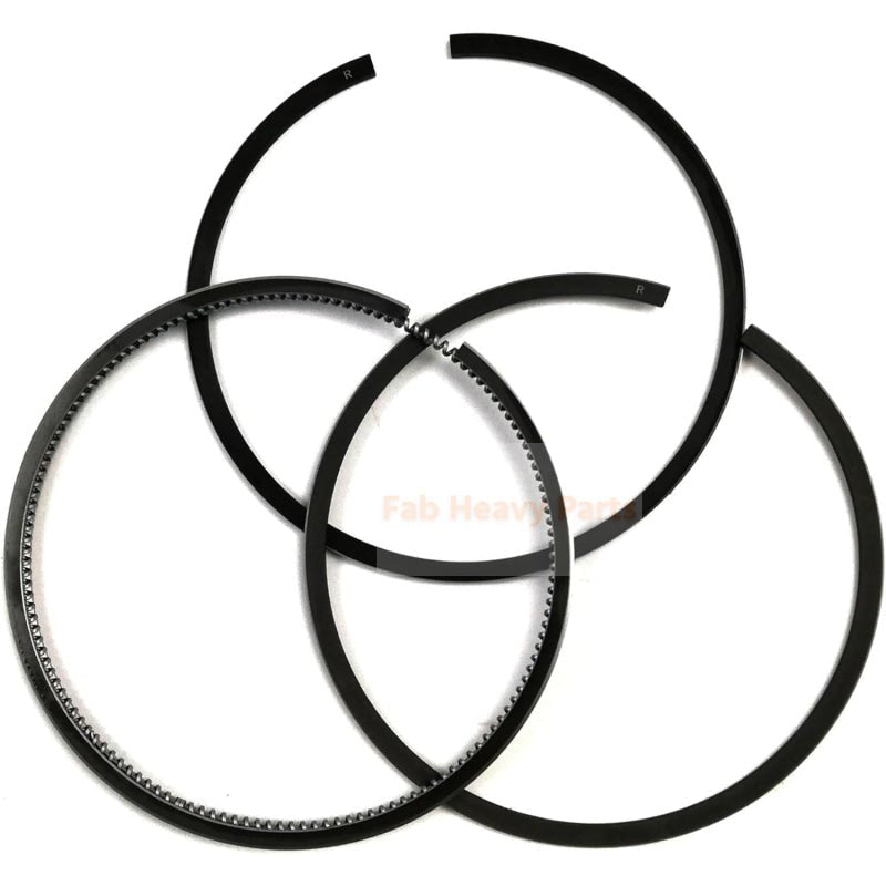 New 6 Piston Ring Set 6138 - 32 - 2200 Fits For Komatsu Engine 6D110 - Fab Heavy Parts