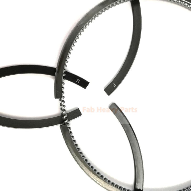 New 6 Piston Ring Set 6138 - 32 - 2200 Fits For Komatsu Engine 6D110 - Fab Heavy Parts