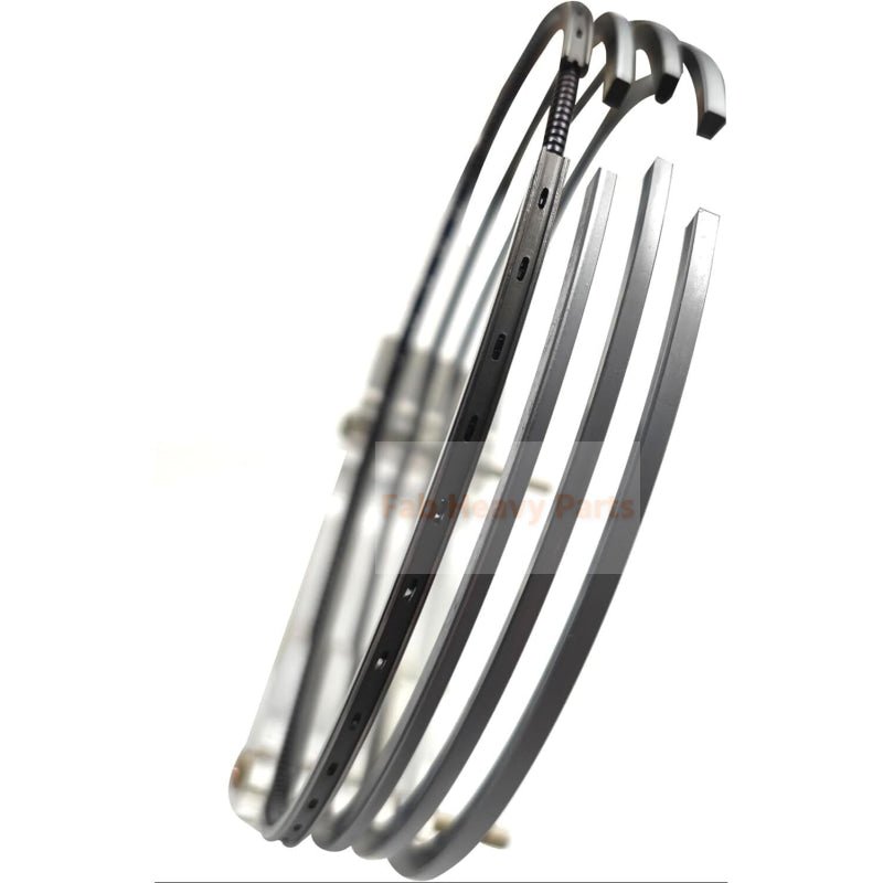 New 6 Sets Piston Ring 13011 - 4010A Fits For Hino Engine E13C - T - Fab Heavy Parts