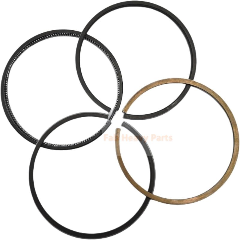 New 8 Piston Ring Set ME065680 ME092392 ME997826 Fits For Mitsubishi Engine 8DC9 8DC9T 8DC91 8DC9T 8DC9 - 3AT - Fab Heavy Parts