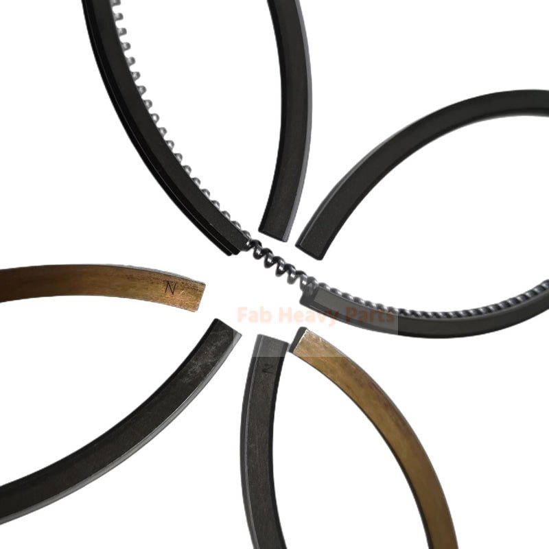 New 8 Piston Ring Set ME065680 ME092392 ME997826 Fits For Mitsubishi Engine 8DC9 8DC9T 8DC91 8DC9T 8DC9 - 3AT - Fab Heavy Parts