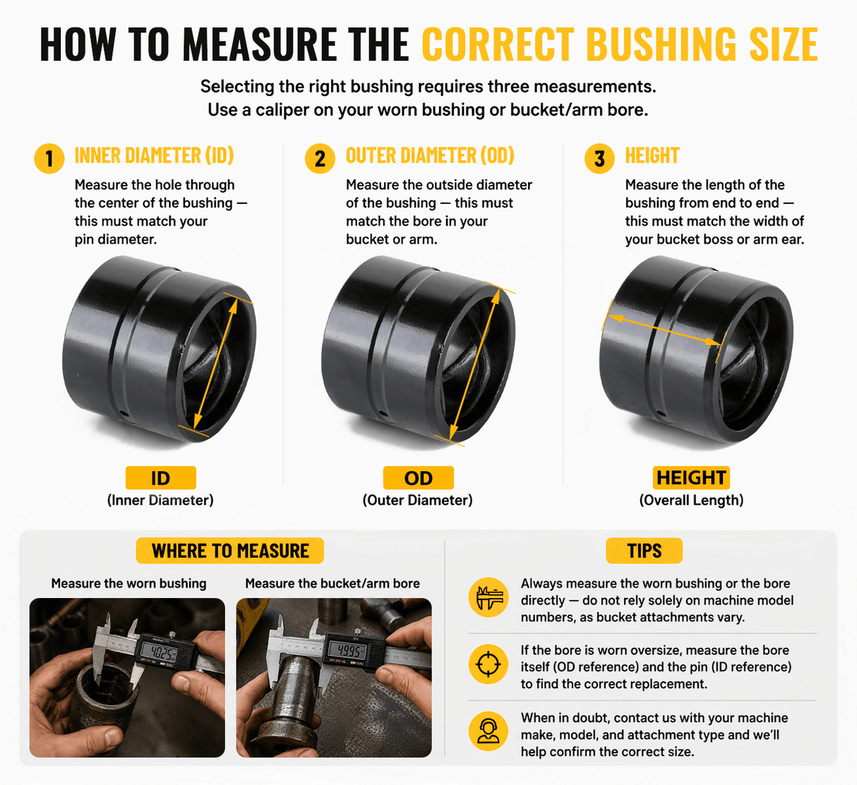 Bushing Sleeve Bush 110-00059 for H Link Rod Link