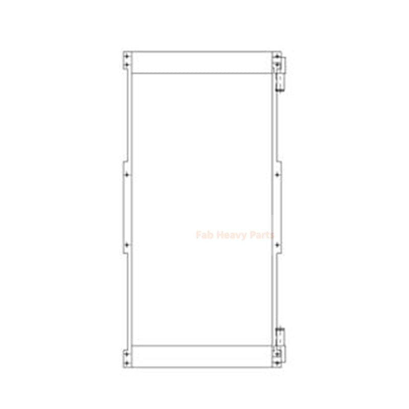 Hydraulic Oil Cooler 2144746 for Caterpillar CAT Backhoe Loader 416E