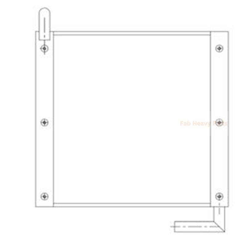Kobelco掘削機SK60用の油圧オイルクーラー2452U415S13