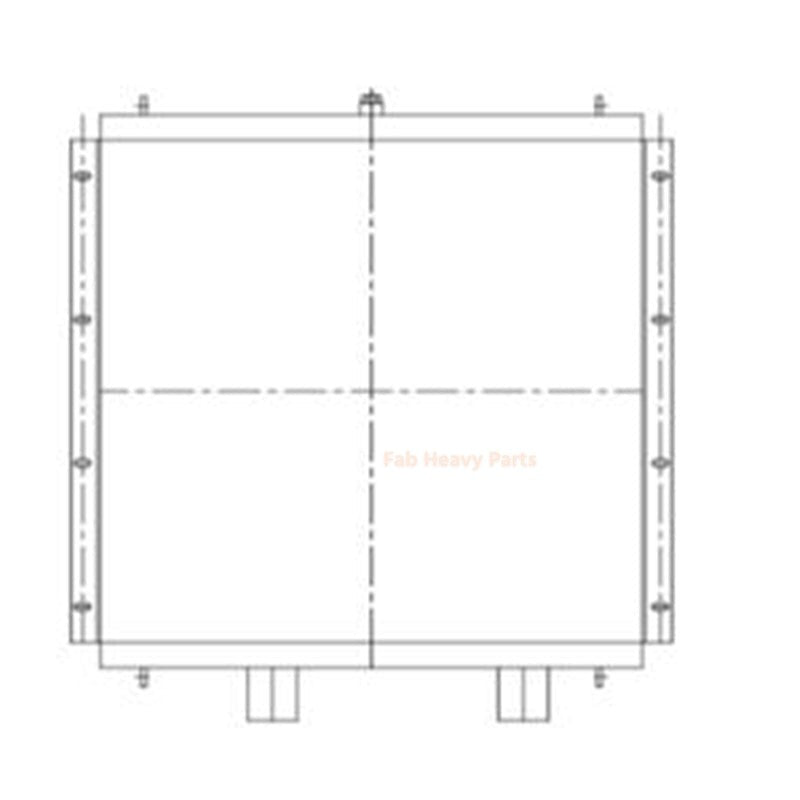 Hydraulic Oil Cooler 2452U459S1 for Kobelco 7045 Excavator