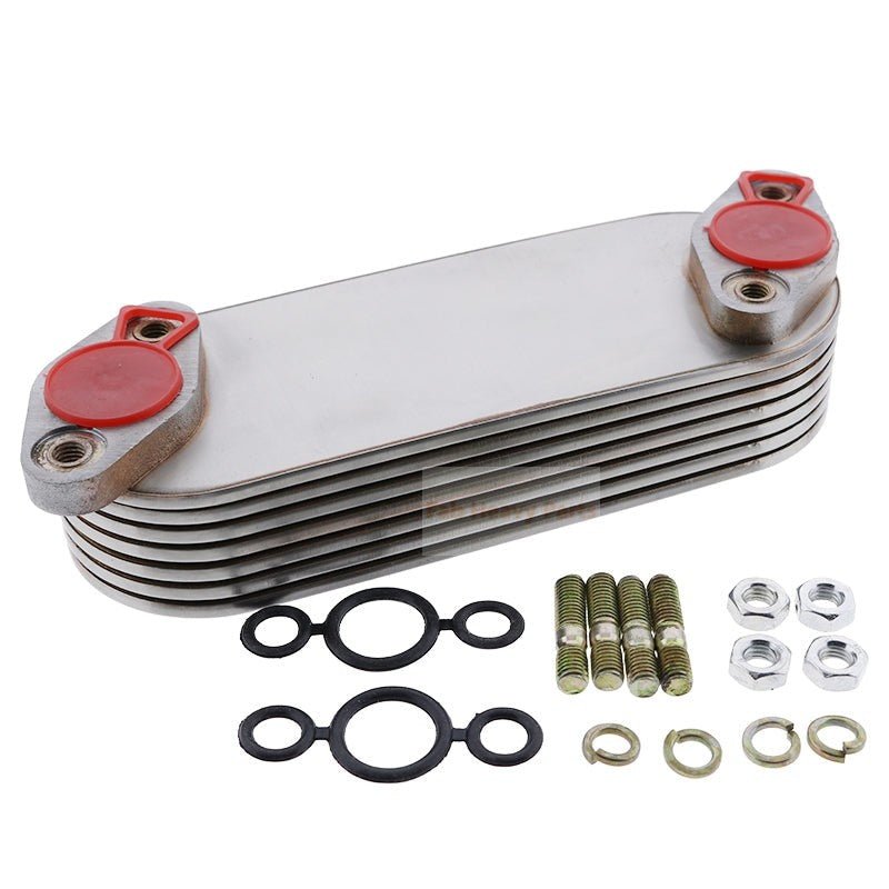 Oil Cooler 2486A970 for Perkins 1004 - 4 1004 - 4T 135Ti 1004 - 40 1004 - 40T 1004 - 40TW 1004 - 42 - Fab Heavy Parts