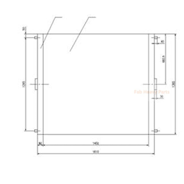 Hydraulic Oil Cooler 4421620 for Hitachi Excavator EX3600-5 EX3600-6