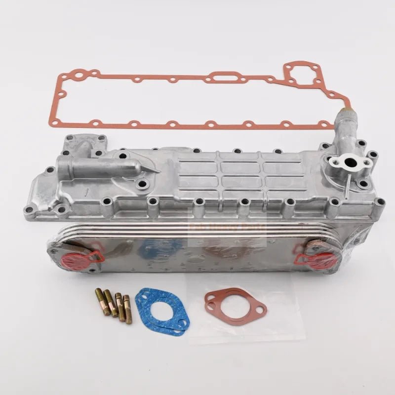 Oil Cooler Assembly 8970200373 for Isuzu Engine 4BG1 4BD1 Fits for John Deere Excavator 180 180CW 135C - Fab Heavy Parts