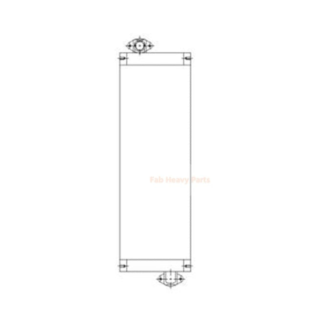 Hydraulic Oil Cooler for Kobelco Excavator SK130-8