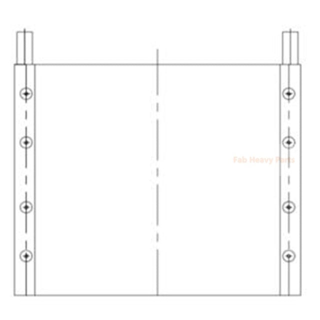 Hydraulic Oil Cooler for Kobelco SK220 Excavator