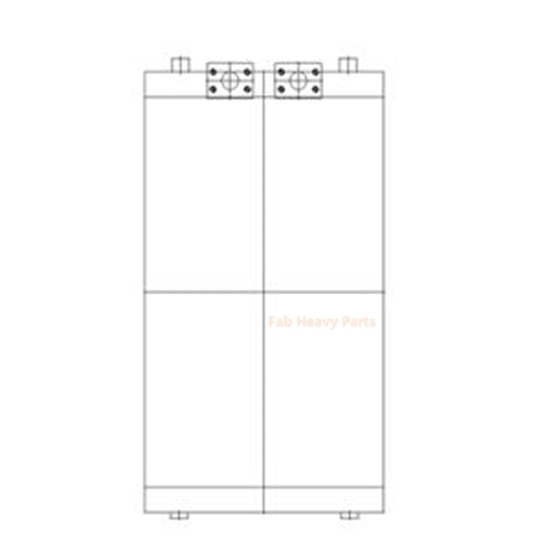 Hydraulic Oil Cooler for Volvo EC120D Excavator