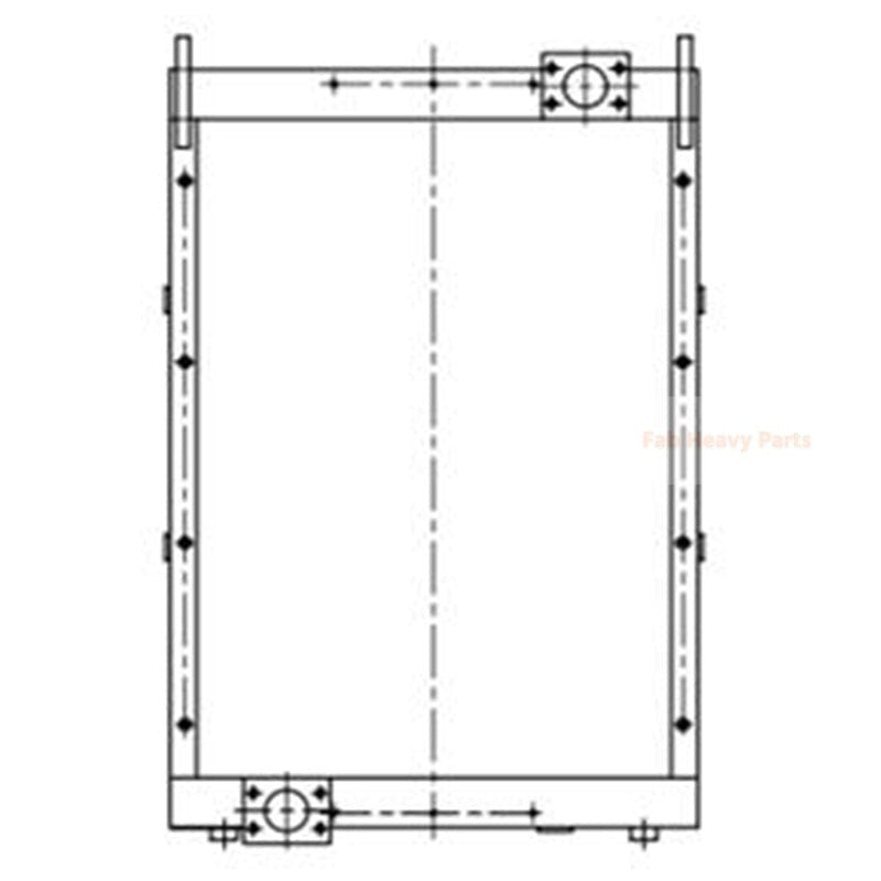 Hydraulic Oil Cooler for Volvo Excavator EC380D