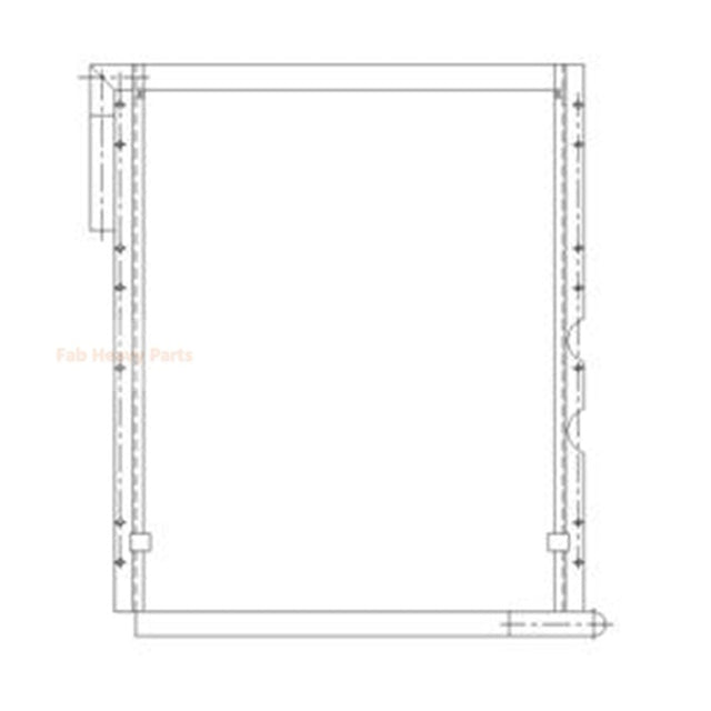 Hydraulic Oil Cooler LQ05P00020S002 for Kobelco SK230 Excavator