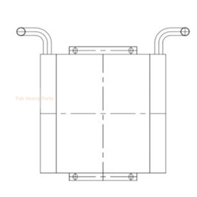 Hydraulic Oil Cooler PW53V00009P1 for Kobelco Excavator SK30SR-3 SK35SR-3