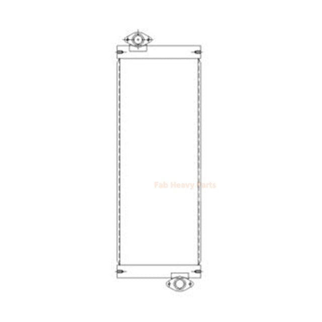 Hydraulic Oil Cooler YN05P00058S002 for Kobelco SK210-8 SK200-8 Excavator