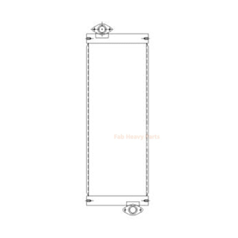 Hydraulic Oil Cooler YN05P00058S002 for New Holland Crawler Excavator E215B