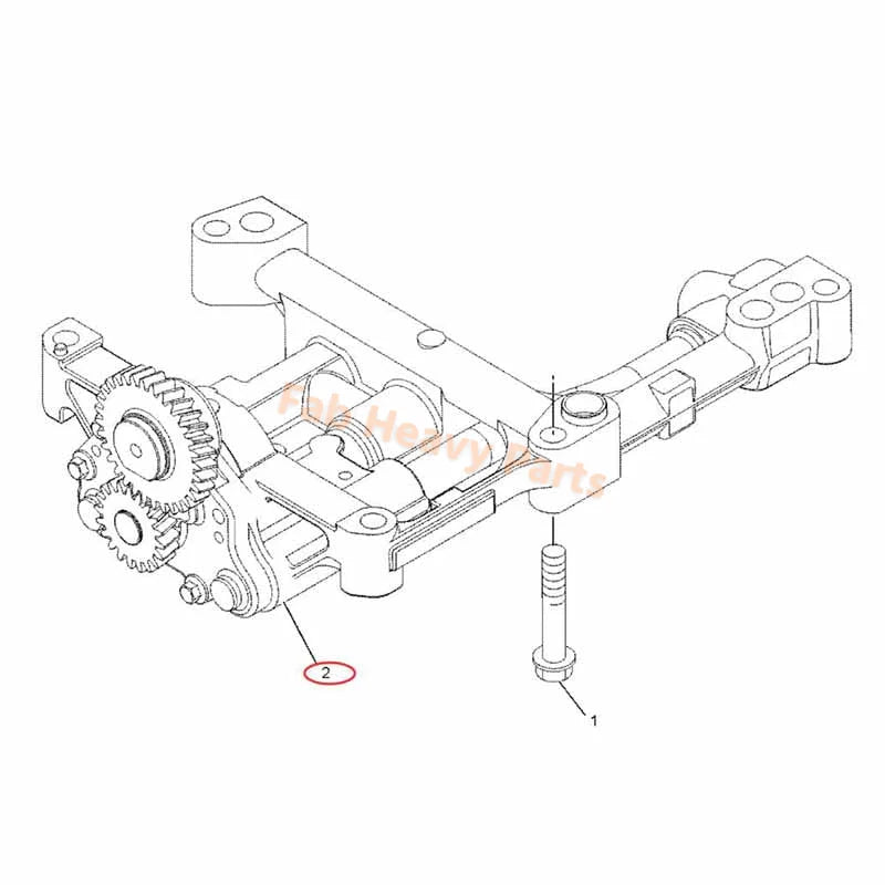 Oil Pump 225-8329 2258329 Fits for Caterpillar CAT Engine C4.4 Excavator 312D2 315C 318D2 L M313C M315C M317D2 Backhoe 414E 428D 432E 450E
