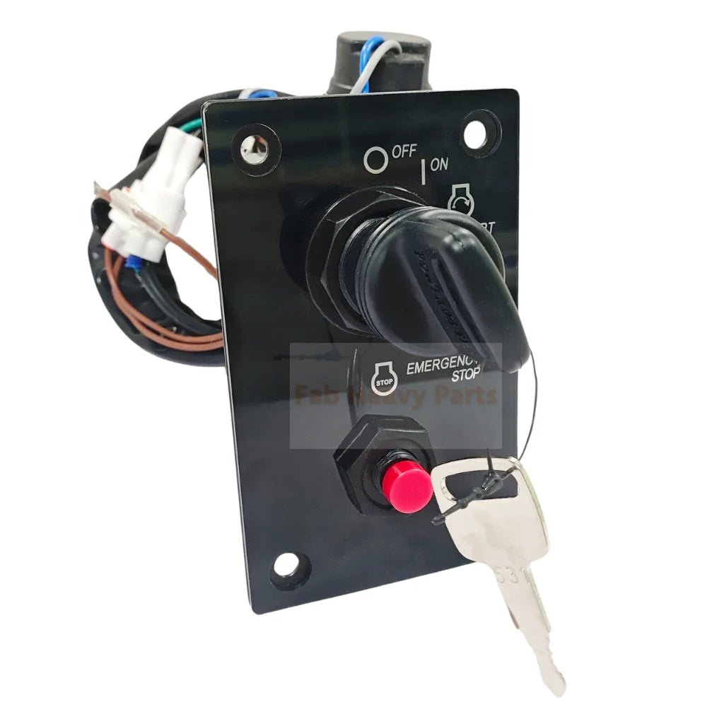 Outboard Single Ignition Key Switch Panel Top Control Box 37100 - 96J24 Fits for Suzuki - Fab Heavy Parts