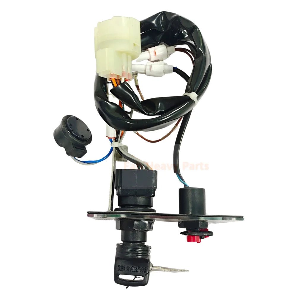 Outboard Single Ignition Key Switch Panel Top Control Box 37100 - 96J24 Fits for Suzuki - Fab Heavy Parts